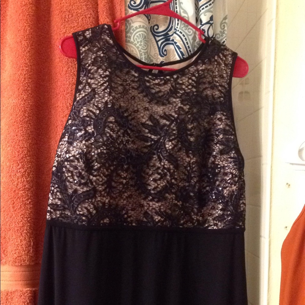 Women blue dress